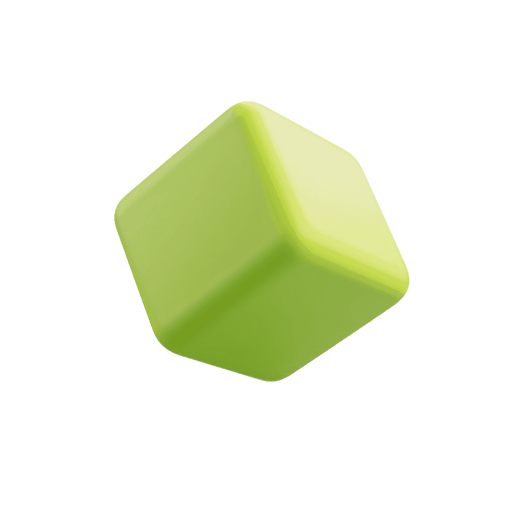 Lime Green Cube